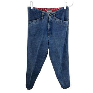 Georges Marciano Guess Jeans Womens 29 Blue Ultra High Rise USA Vtg Taper leg